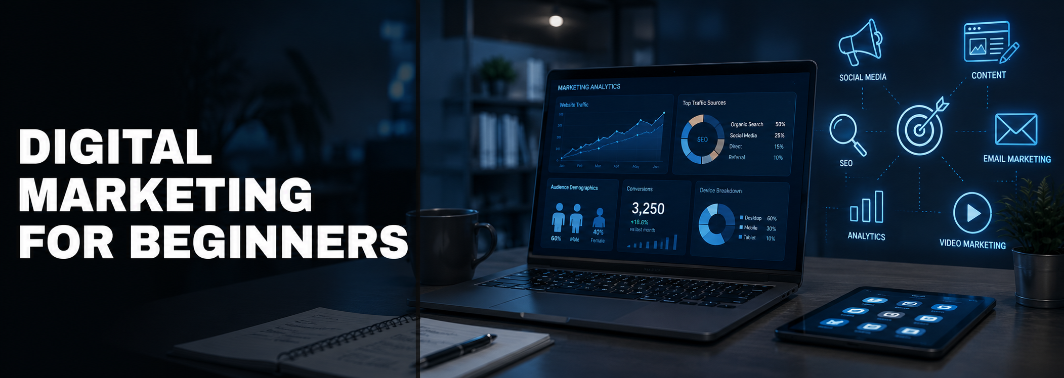 Digital Marketing for Beginners: A Step-by-Step Path to Building Your First Online Campaign